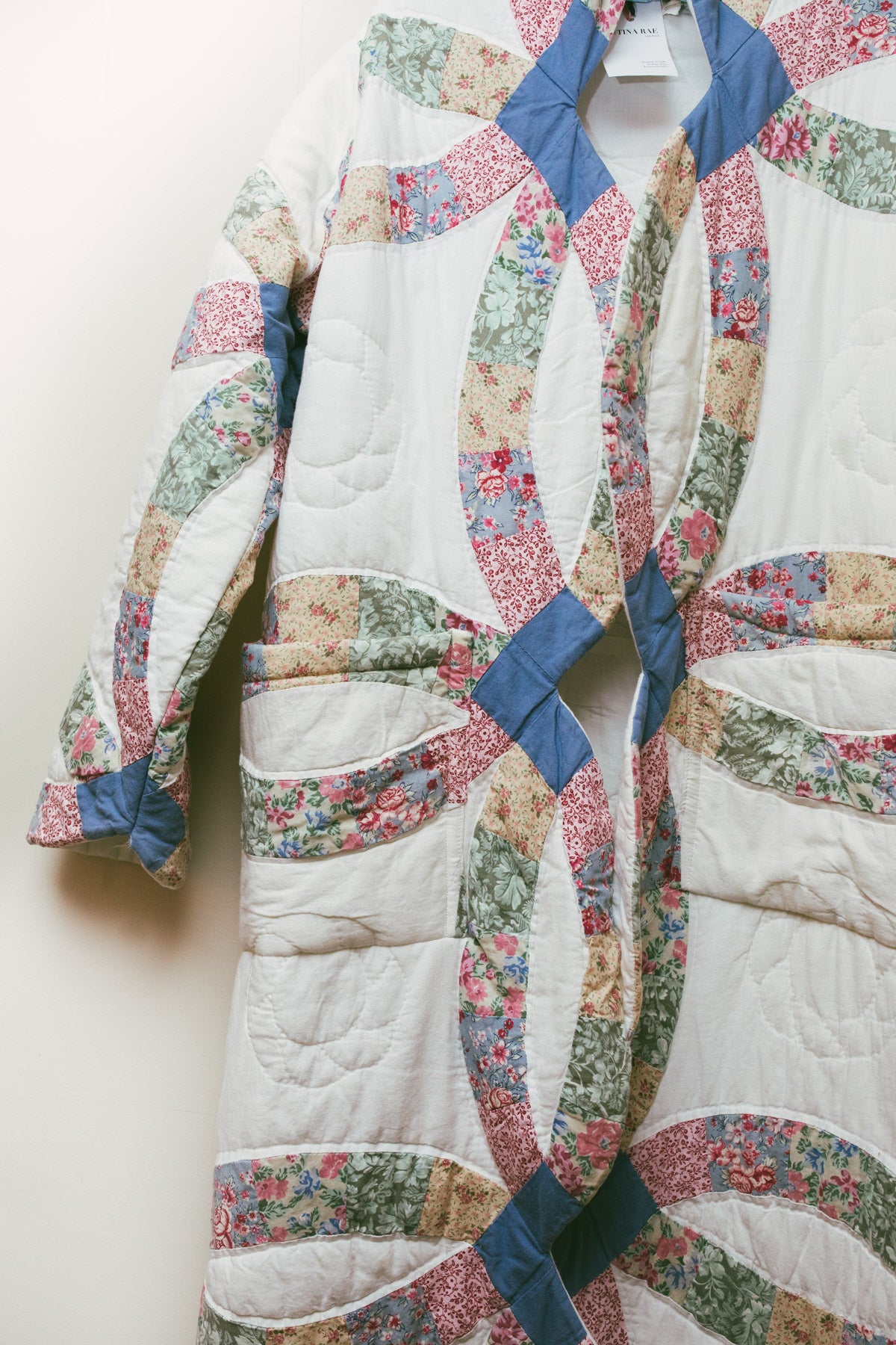Blue Wedding Ring Quilt Jacket