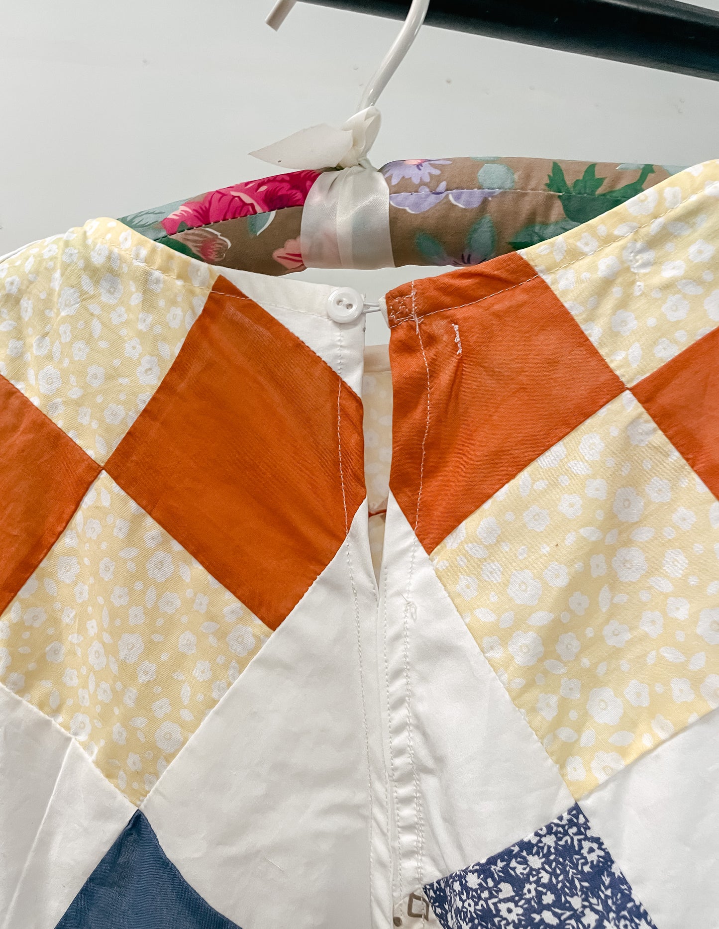 puff patch dress