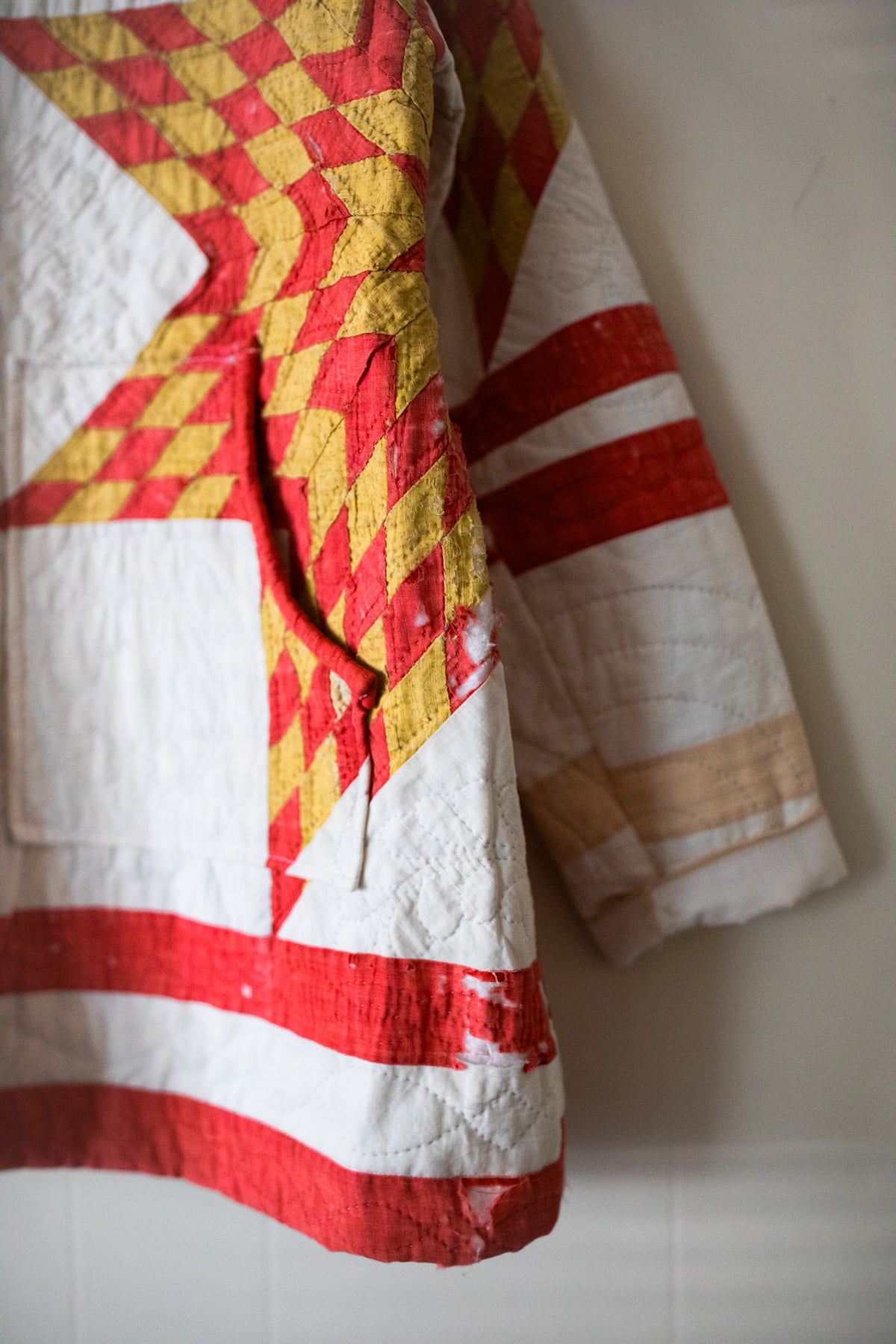 red lonestar quilted jacket