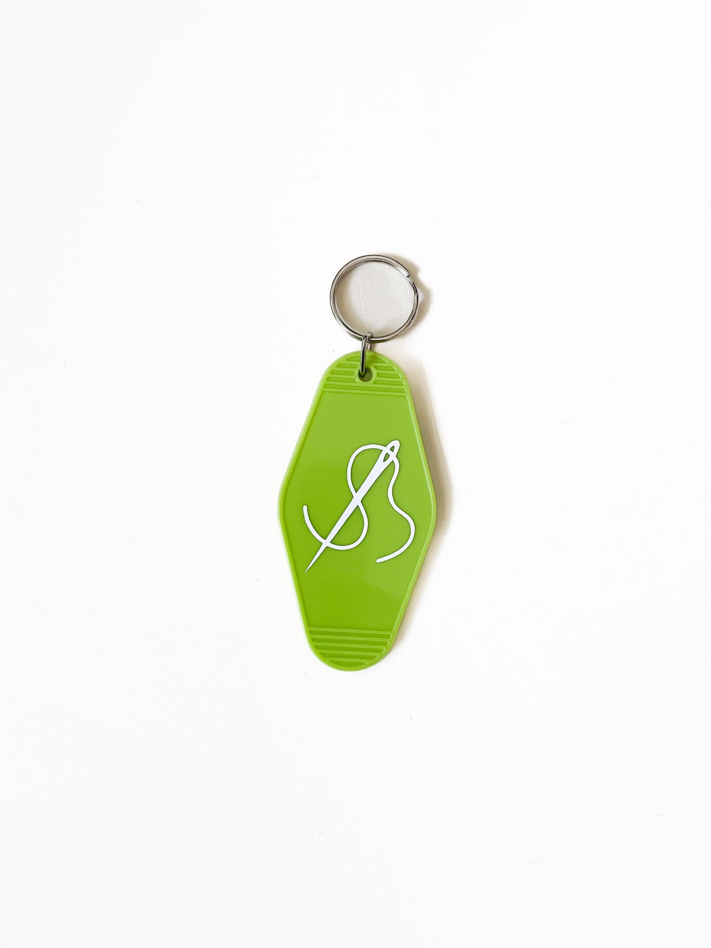 needle & thread keychain