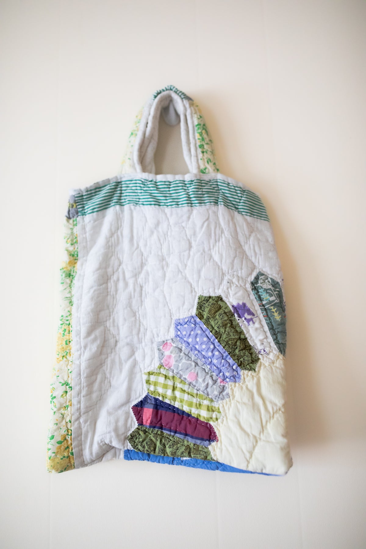 quilted book bag