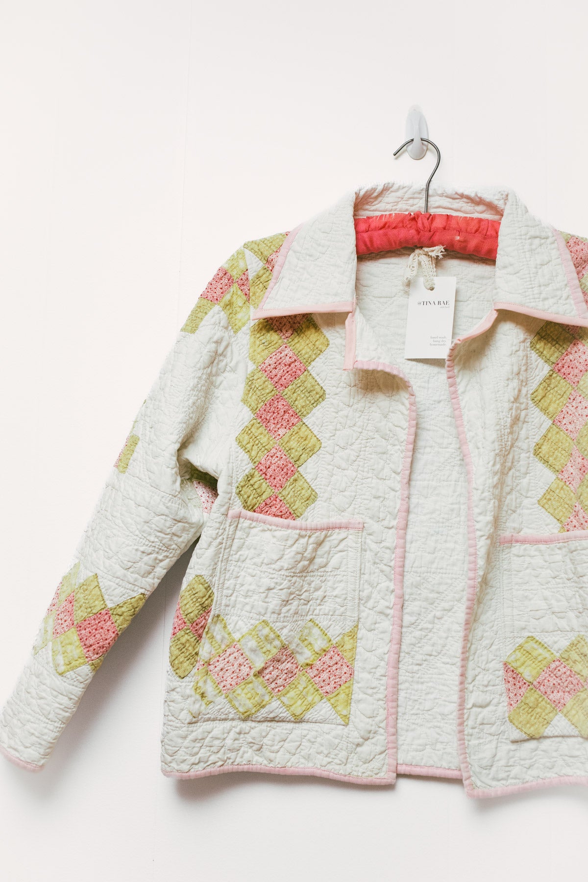 Green & Pink Patchwork Jacket