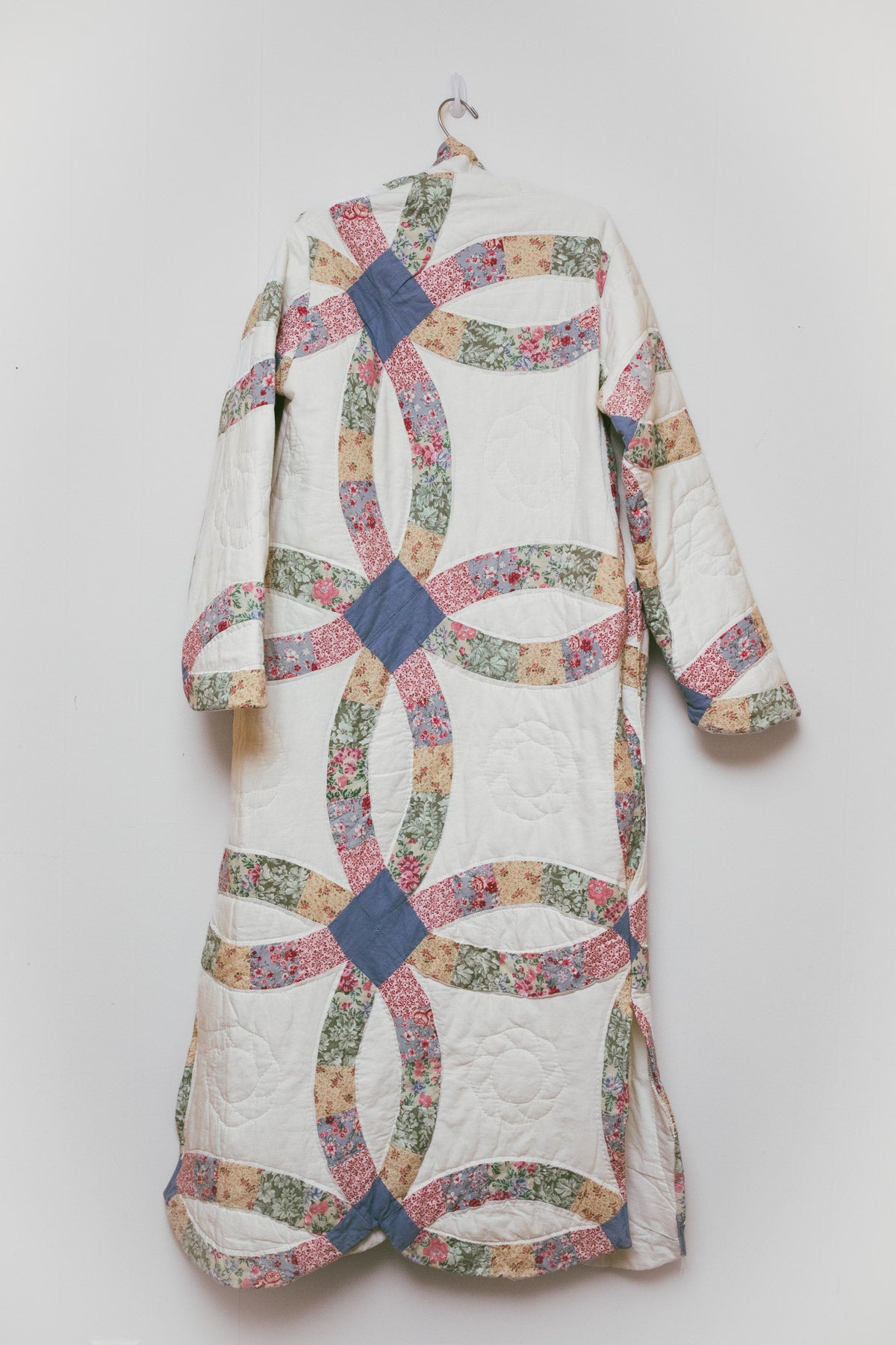 Blue Wedding Ring Quilt Jacket