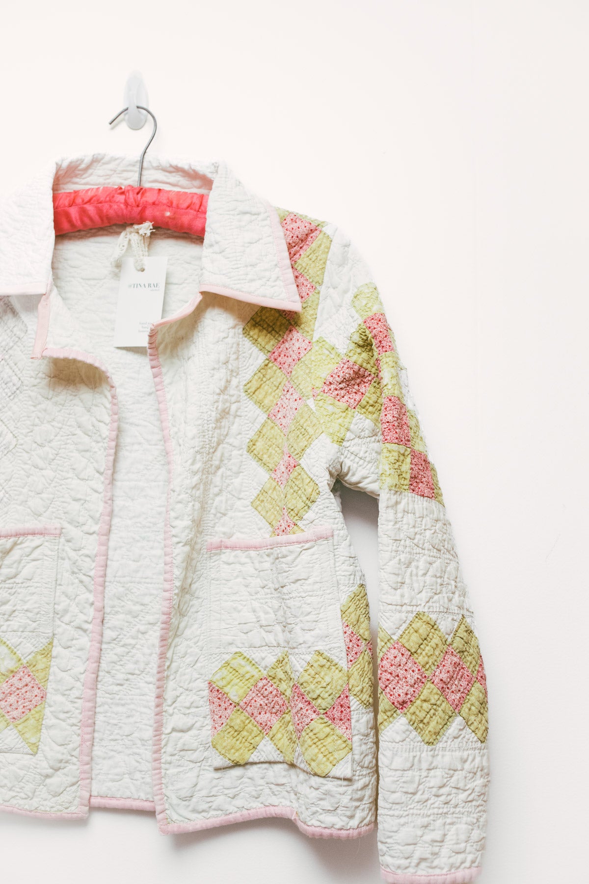 Green & Pink Patchwork Jacket