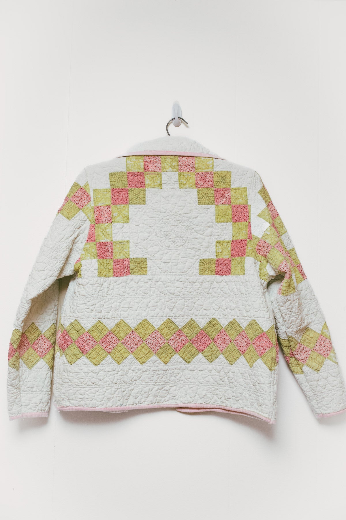Green & Pink Patchwork Jacket